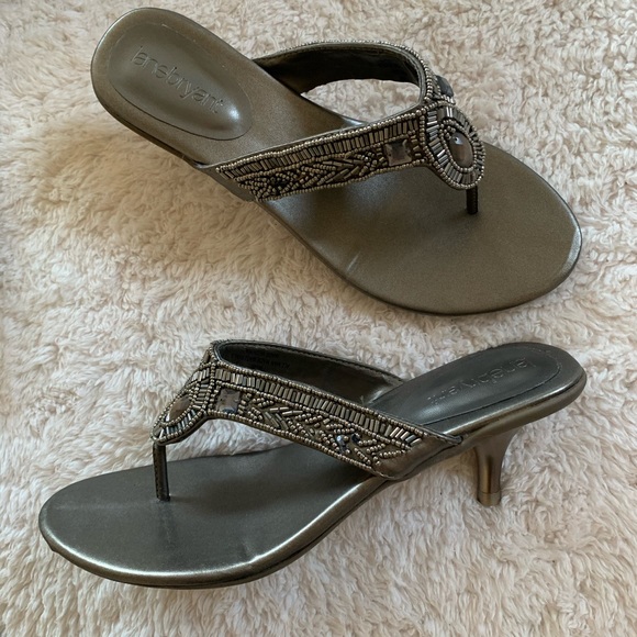 NWT Lane Bryant new in box silver heels - Picture 10 of 15